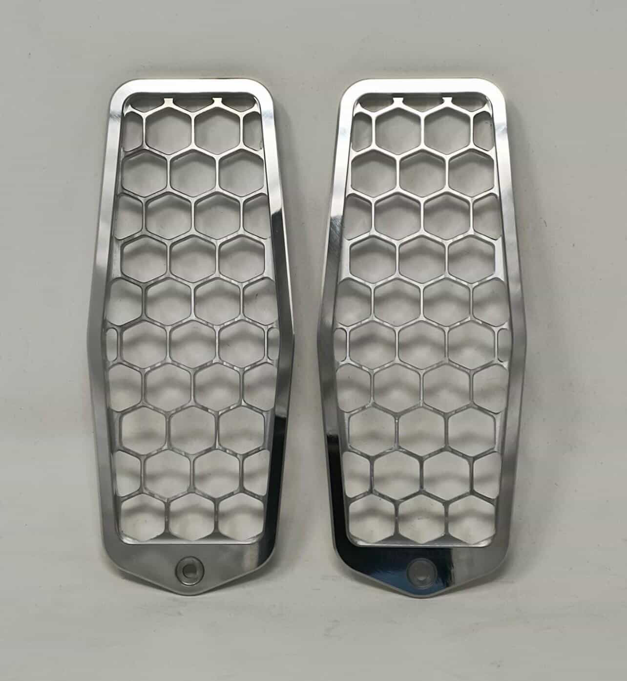 Billet honeycomb vent covers